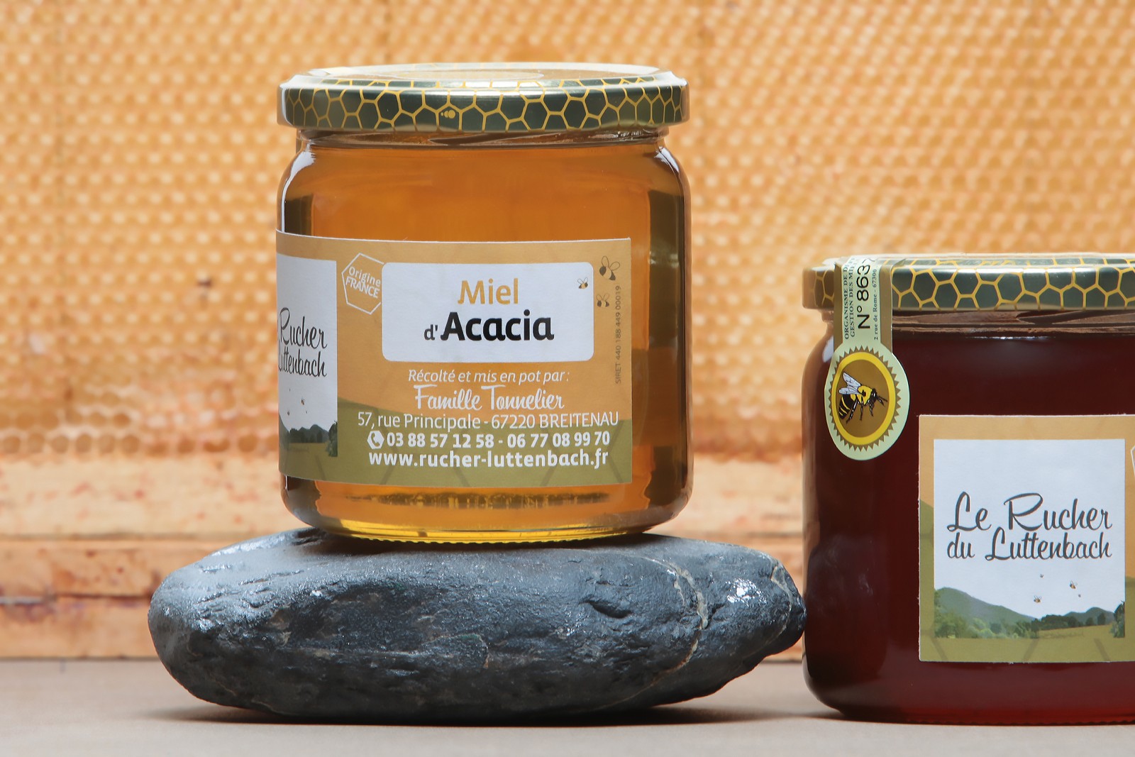 Pot De Miel 500g Prix Vide Miel d'Alsace IGP - Miel d'Acacia pot 500g - Envies d'Alsace