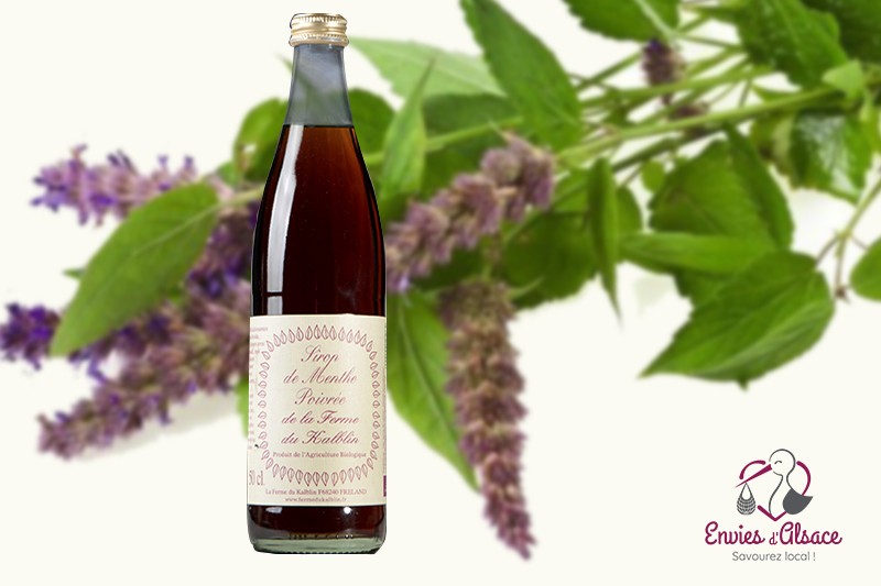 Sirop Bio Menthe Poivree Envies D Alsace