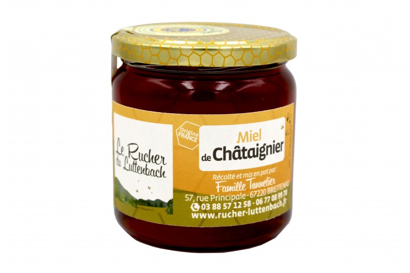 Miel de Châtaignier d'Alsace IGP - Apiculture Trudersheim