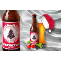 Bière artisanale ambrée Bière de Noël : Sapinus