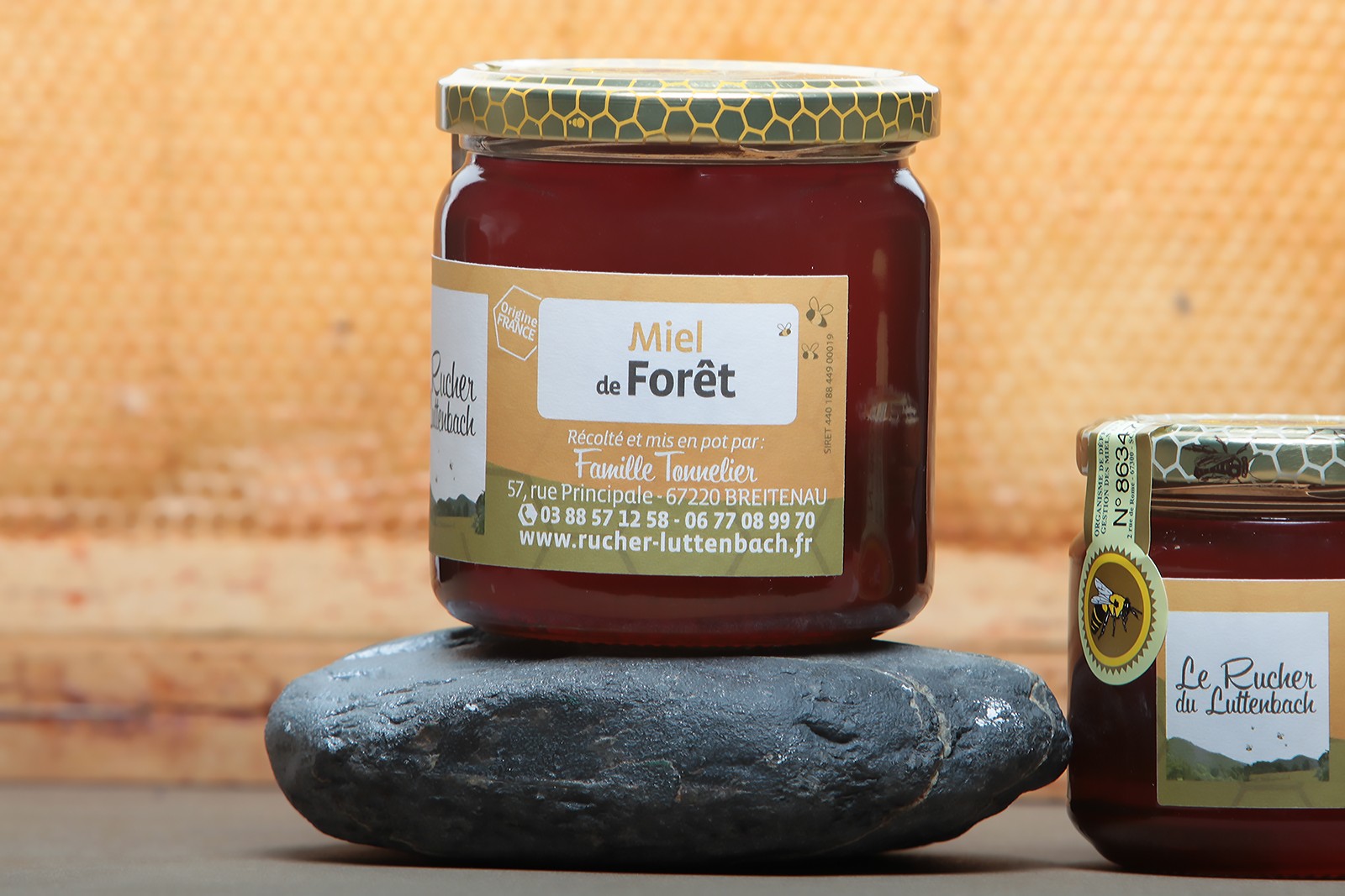 Pot De Miel 500g Prix Vide Miel Alsace IGP - Miel de Forêt pot 500g - Envies d'Alsace
