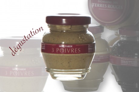 Moutarde aux 3 Poivres 55 g